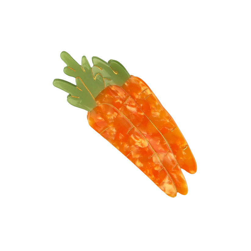 쿠쿠수제뜨 당근 헤어집게핀