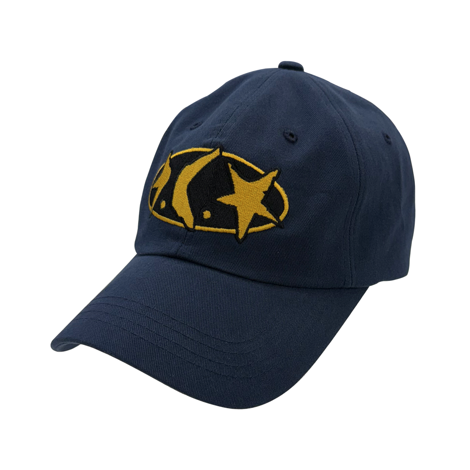 디파이클럽로버스 디씨알스타 볼캡 네이비(DEFYCLUBROBBERS Dcrstar Ball Cap Navy)