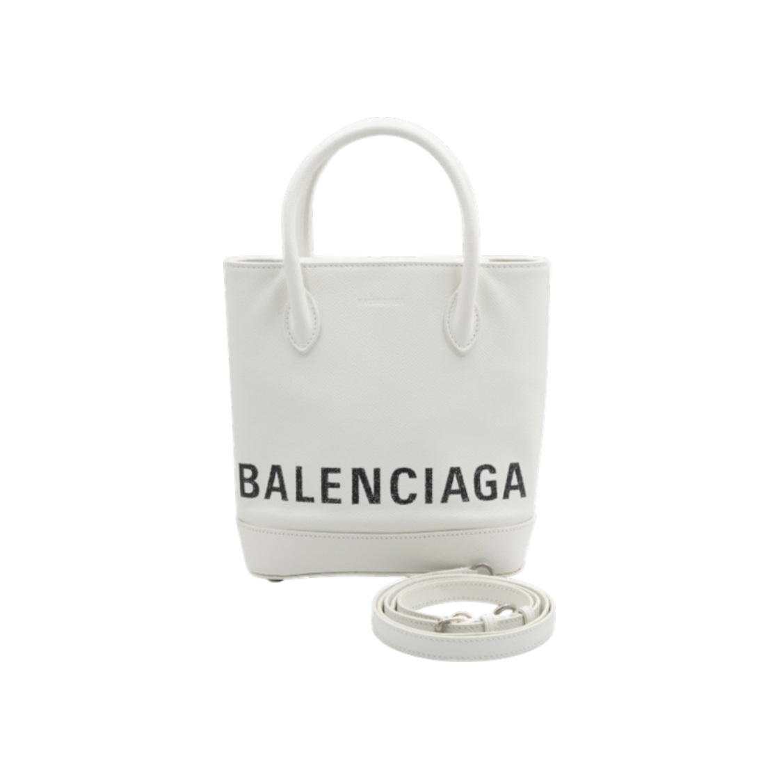 발렌시아가 596159 화이트 빌 XXS 토트백 겸 크로스백 aa53423(Balenciaga White Ville XXS Tote Bag and Crossbody bag)