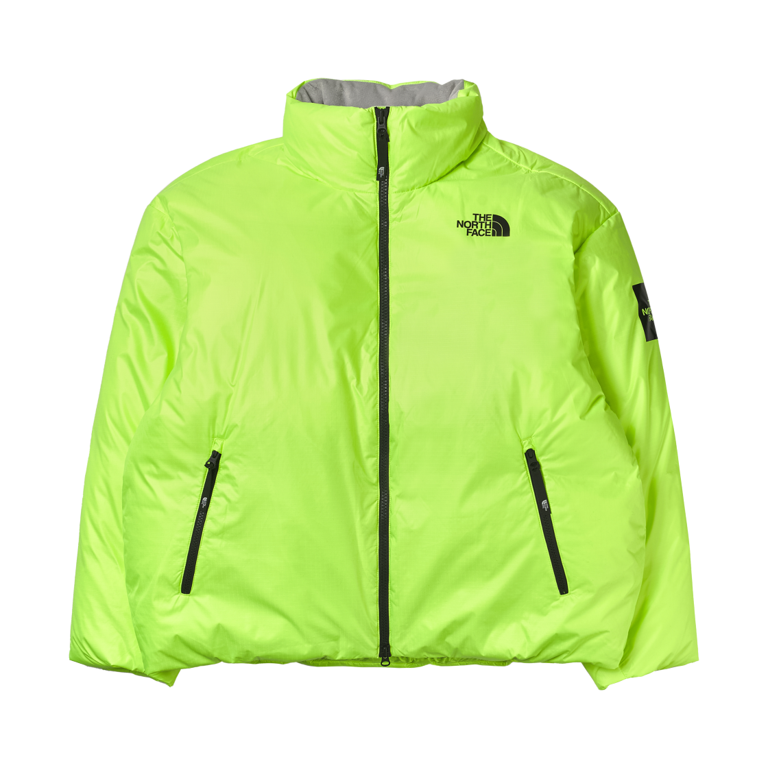 NJ1DP61L The North Face White Label Glossy Down Jacket Lime