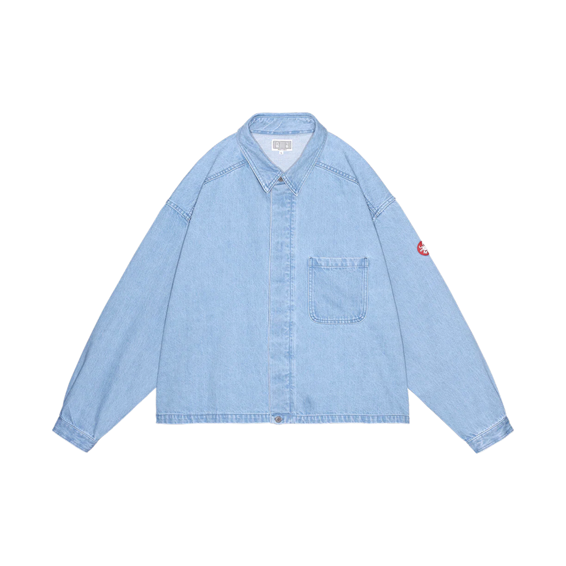 - Cav Empt Washed Denim Short Shirt Jacket - 25FW