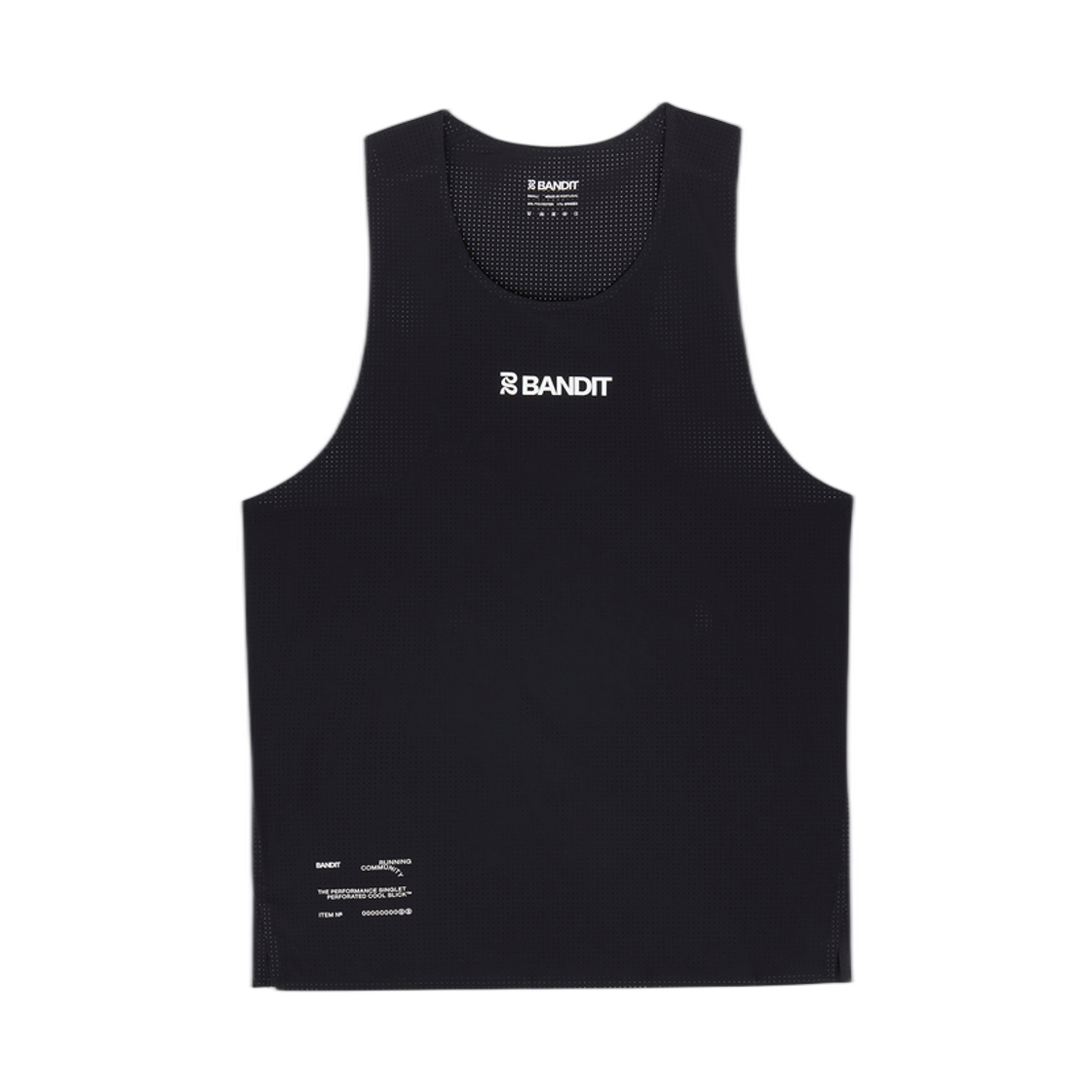 밴딧 러닝 퍼포먼스 싱글렛 블랙(Bandit Running Performance Singlet Black)