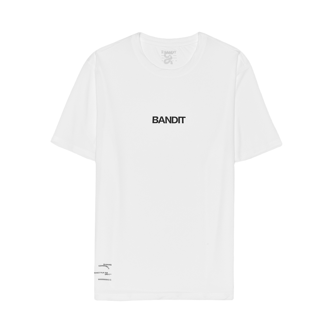 밴딧 러닝 퍼포먼스 트레이닝 티셔츠 화이트(Bandit Running Performance Training T-Shirt White)