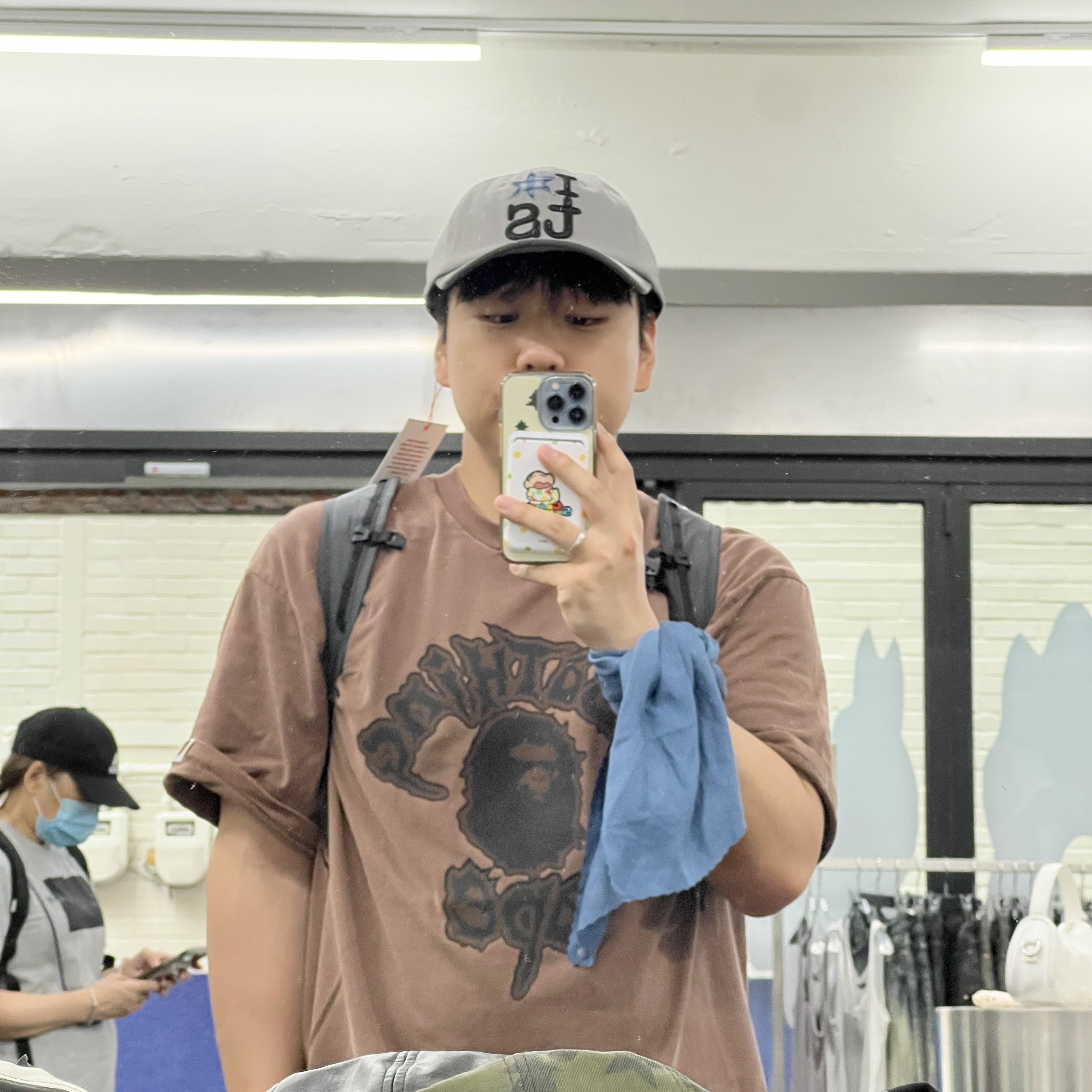 Tansanmagnesium Ringer Ball Cap Light Grey 착용 스타일