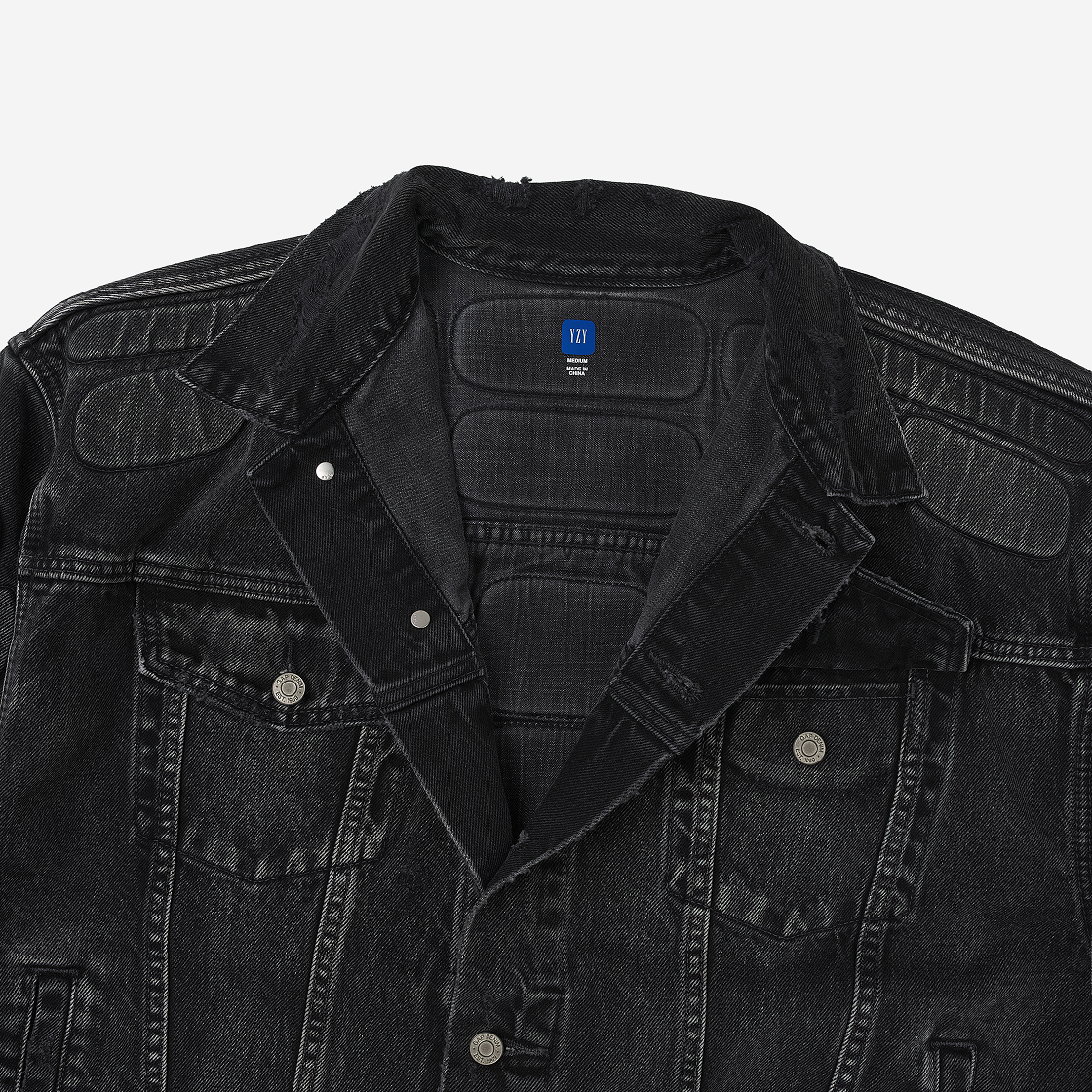 ジャケット・アウター Yeezy gap denim jacket yzy XS grey black yeezy gap balenciaga denim jacket - メルカリ