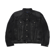 Yeezy Gap Engineered By Balenciaga Padded Denim Jacket Grey Wash