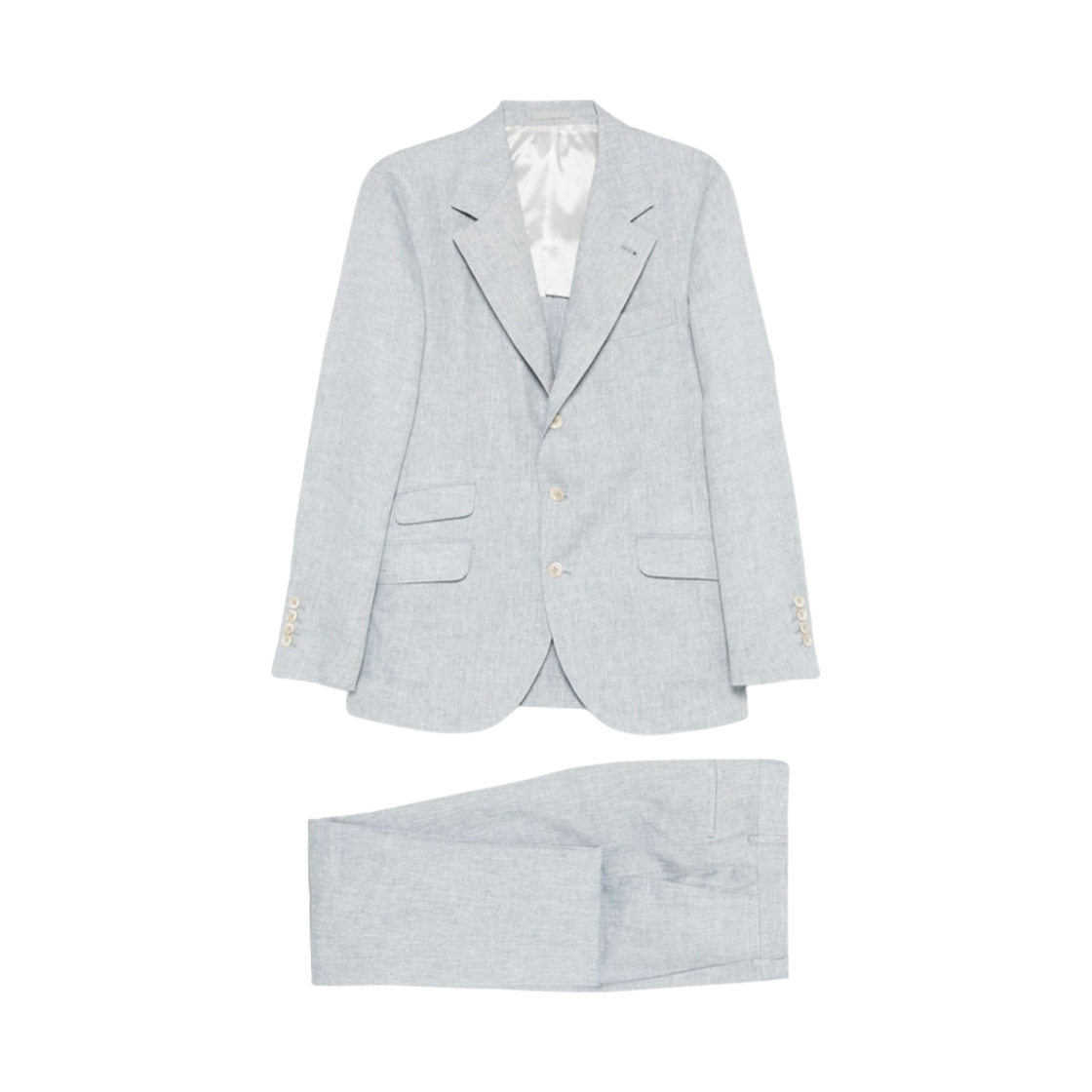브루넬로 쿠치넬리 싱글 브레스티드 수트 그레이(Brunello Cucinelli Single Breasted Suit Grey)