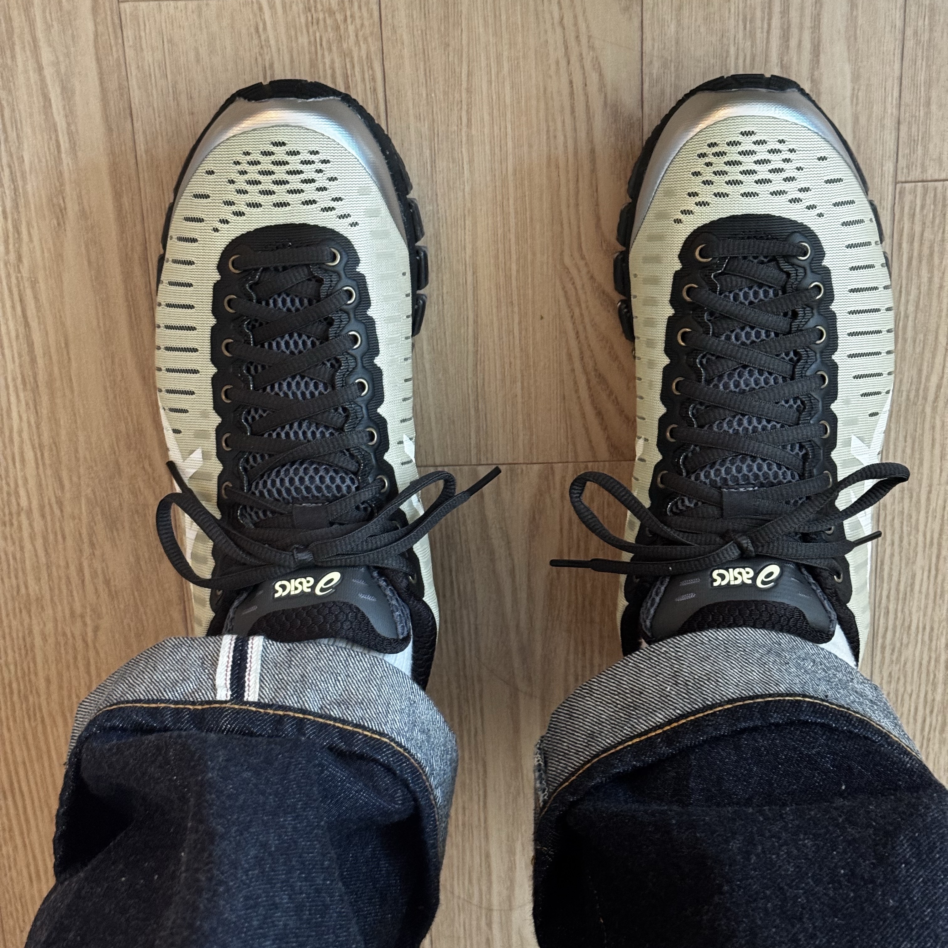 Asics x Above The Clouds Gel-Quantum 360 I Soft Yellow Black 착용 스타일 - 5