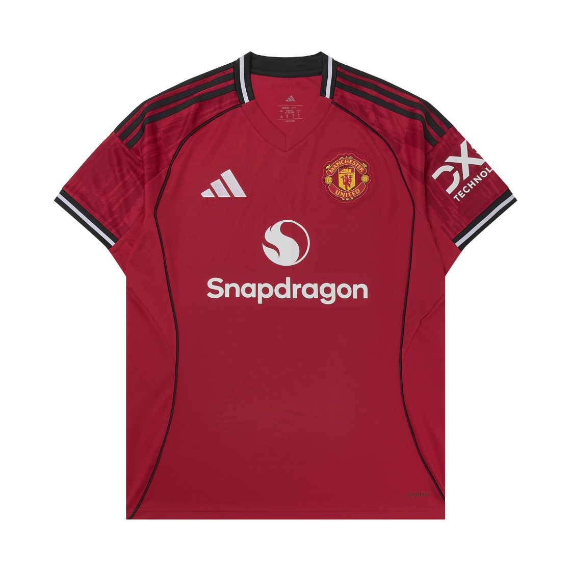 아디다스 맨체스터 유나이티드 2025/26 홈 저지 엠유에프씨 레드 - KR 사이즈 (논 마킹 버전)(Adidas Manchester United 2025/26 Home Jersey Mufc Red - KR Sizing (Non Marking Ver.))