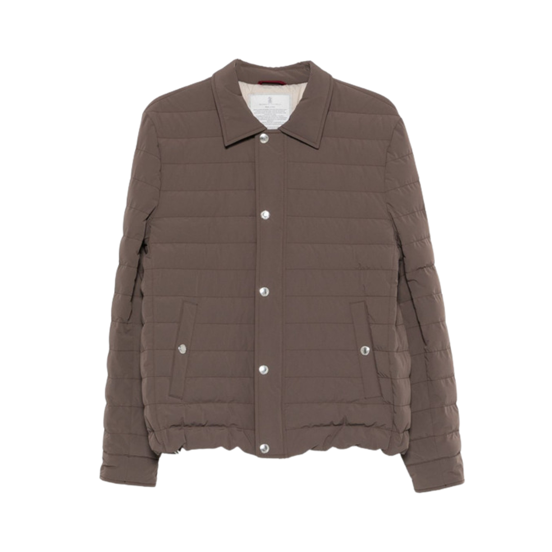 브루넬로 쿠치넬리 본디드 태피터 다운 자켓 브라운(Brunello Cucinelli Bonded Taffeta Down Jacket Brown)