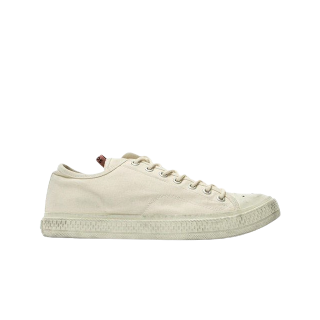 BD0153-CGG Acne Studios Canvas Sneakers Off White