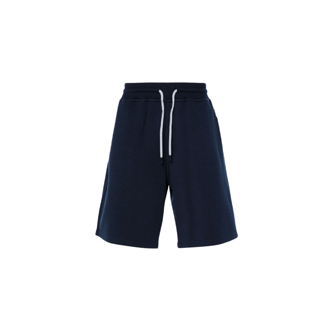MM8313242G-C1265 Brunello Cucinelli Cotton Cashmere Silk French Terry Double Cloth Shorts Blue