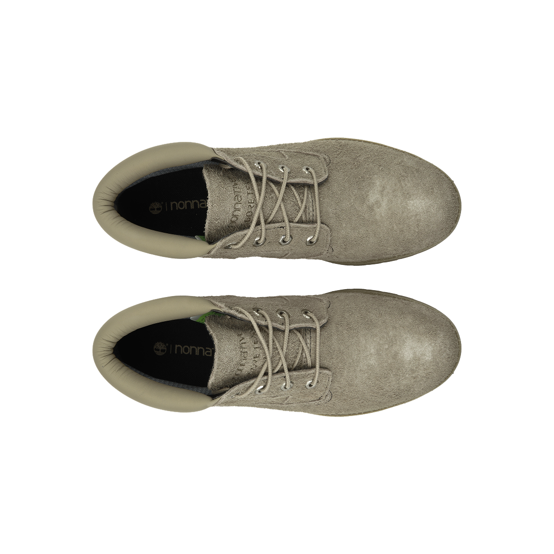 팀버랜드 x 논네이티브 미드 레이스 워터프루프 츄카 미디움 베이지 스웨이드 - 와이드(Timberland x Nonnative Mid Lace Waterproof Chukka Medium Beige Suede - Wide) - 5