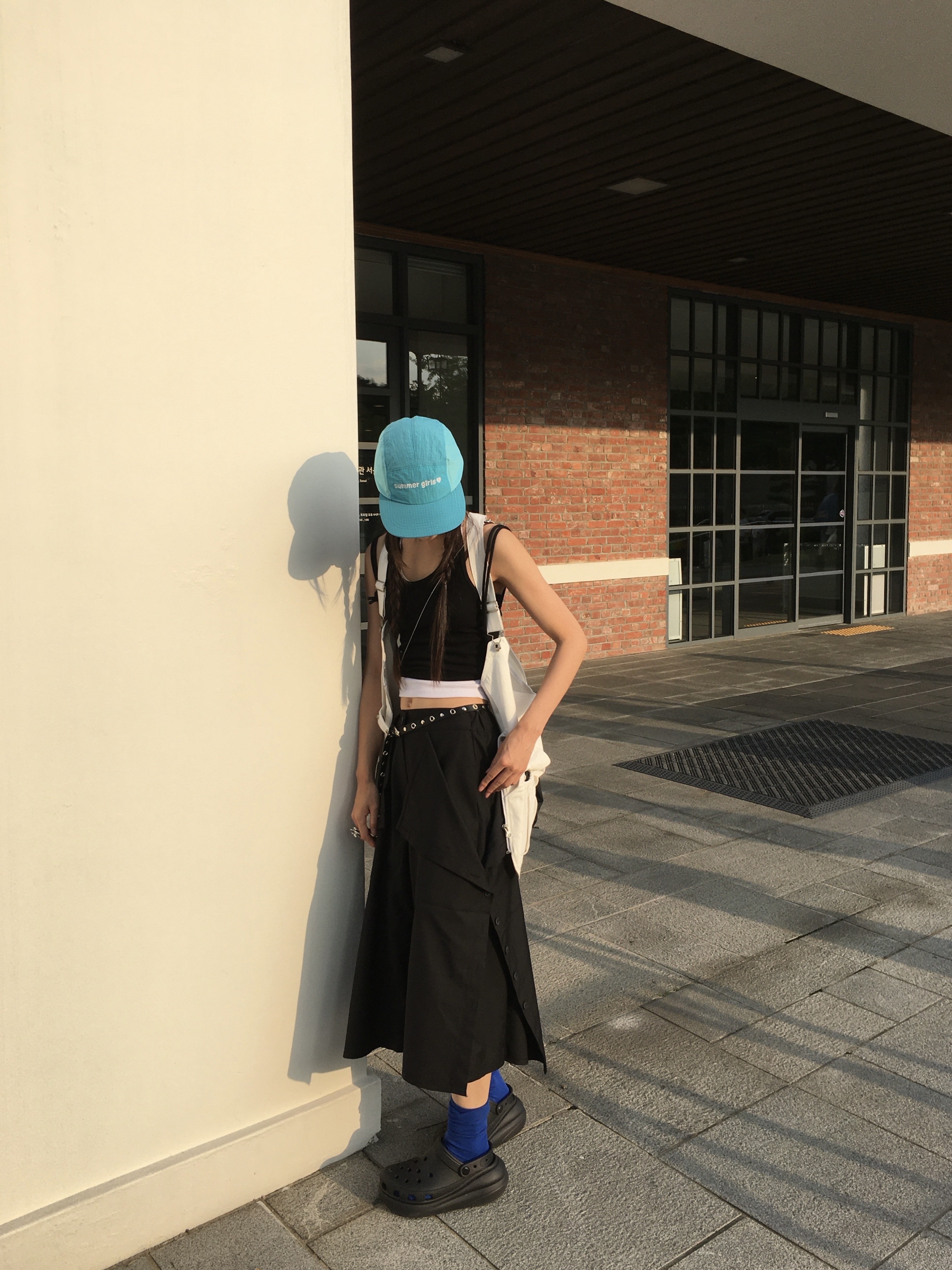 Crocs Classic Crush Clog Black, Isummerly Summer Girls Nylon Camp Cap Mint 착용 스타일 - 1