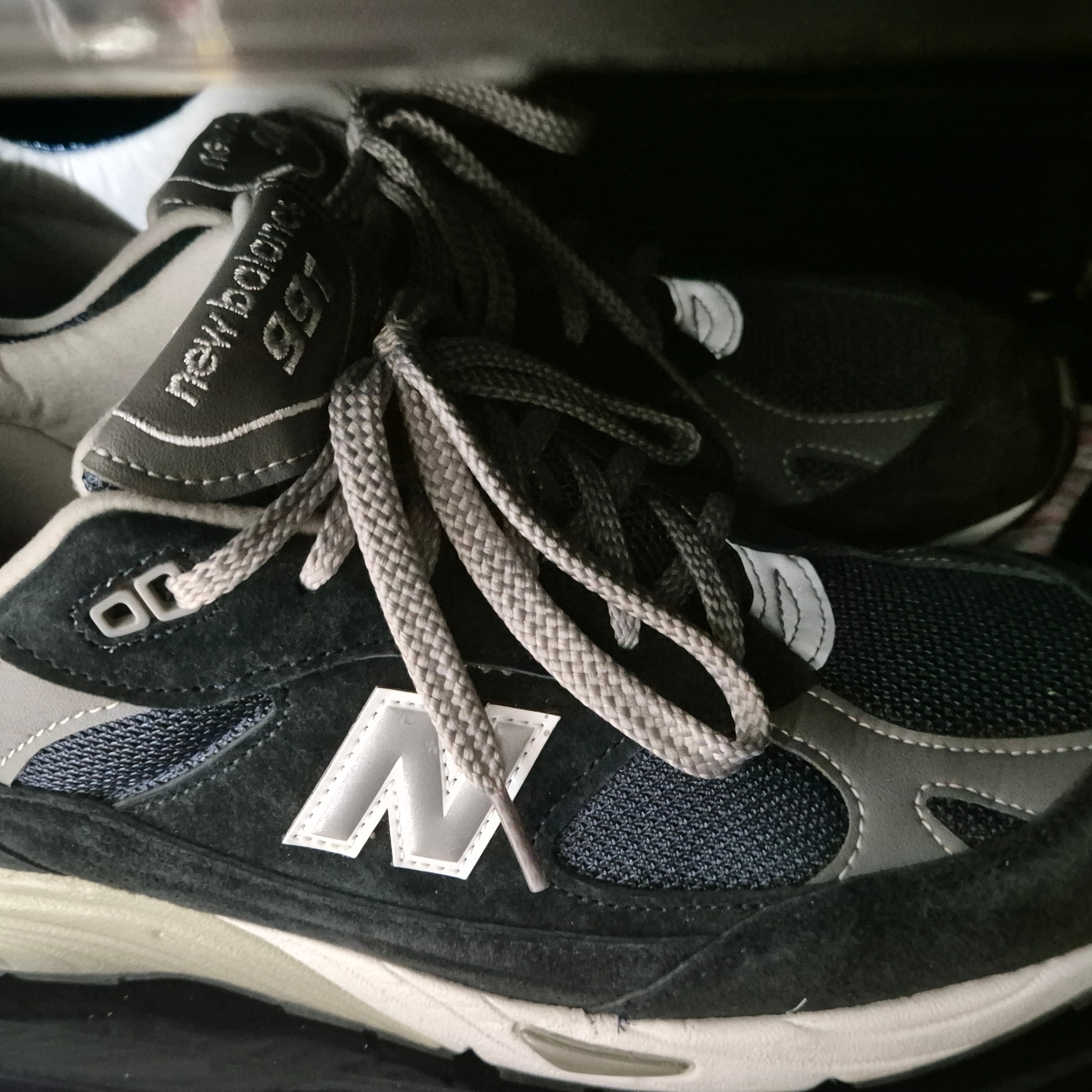 New Balance 991 Made in UK Navy 착용 스타일