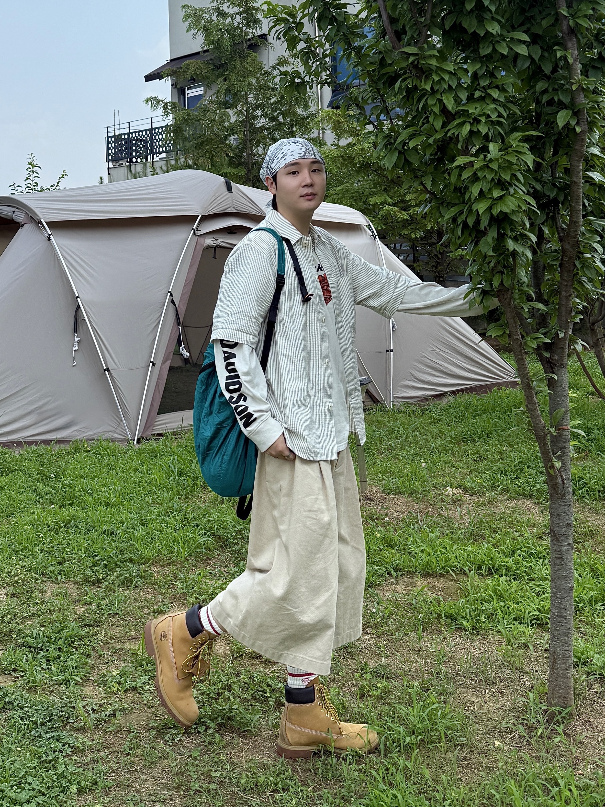 Ticket To The Moon Backpack Plus 25L Emerald Green, Timberland Premium 6 inch Waterproof Boot Wheat Nubuck - Wide 착용 스타일 - 1
