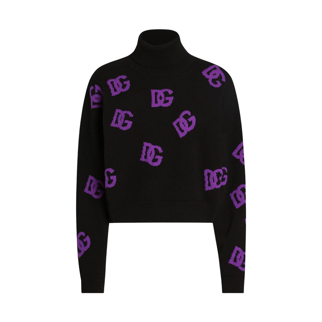 FXW04TJCVYXN9867 (W) Dolce & Gabbana Wool Turtle-Neck Sweater Black