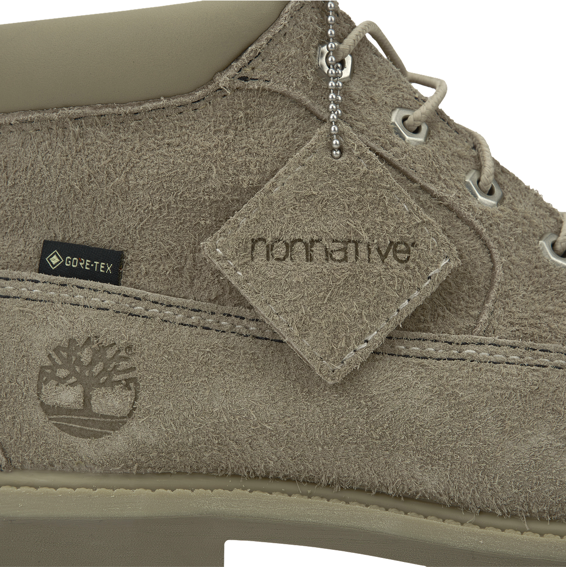 팀버랜드 x 논네이티브 미드 레이스 워터프루프 츄카 미디움 베이지 스웨이드 - 와이드(Timberland x Nonnative Mid Lace Waterproof Chukka Medium Beige Suede - Wide) - 8
