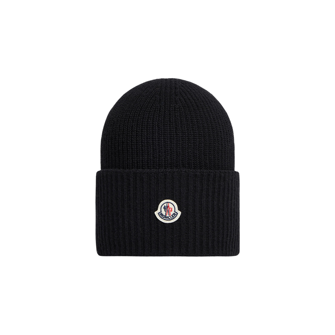 (W) 몽클레르 울 비니 블랙 - 25FW((W) Moncler Wool Beanie Black - 25FW) - 1