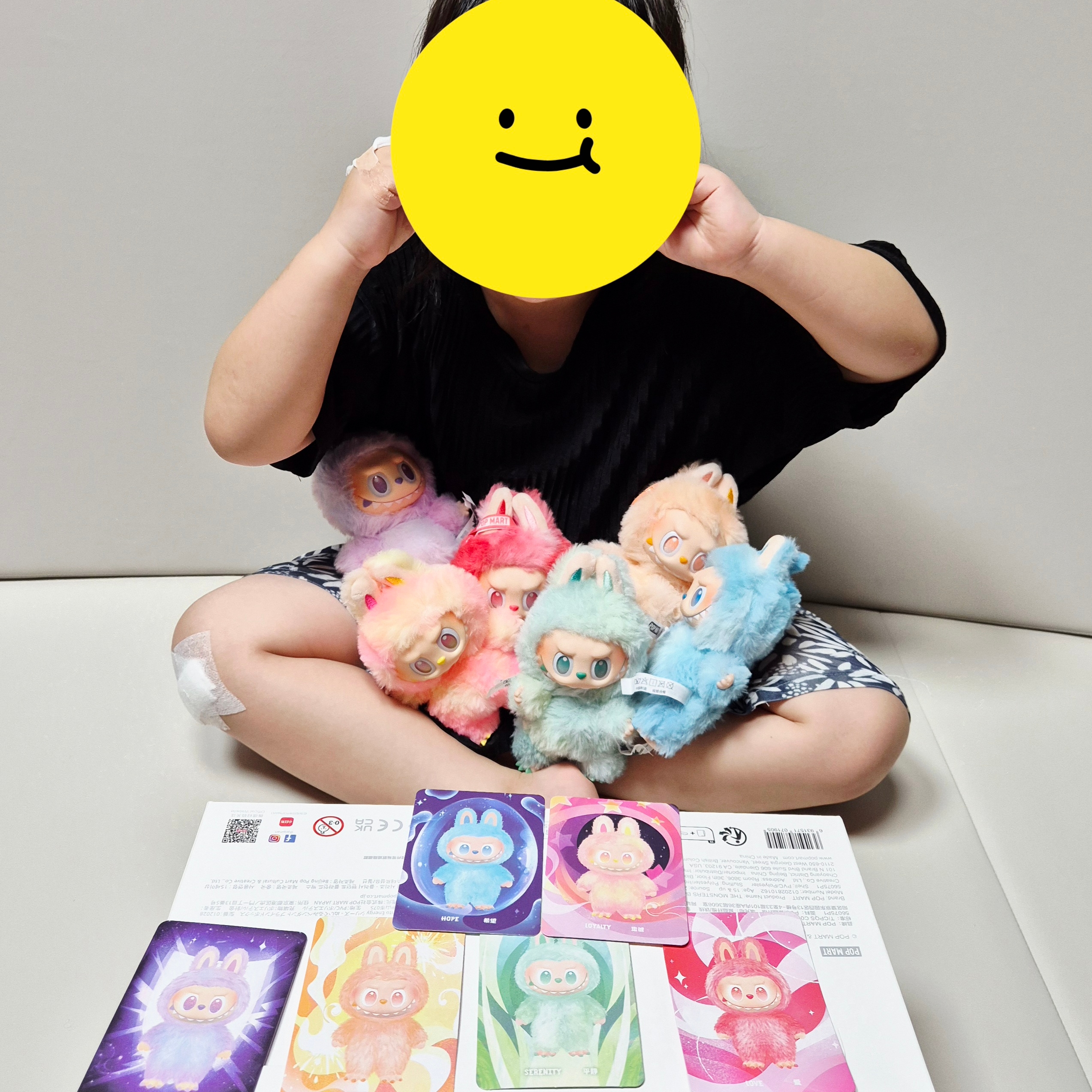 Pop Mart Labubu The Monsters Highlight Series Sealed Case (6 Blind Boxes) 착용 스타일 - 1