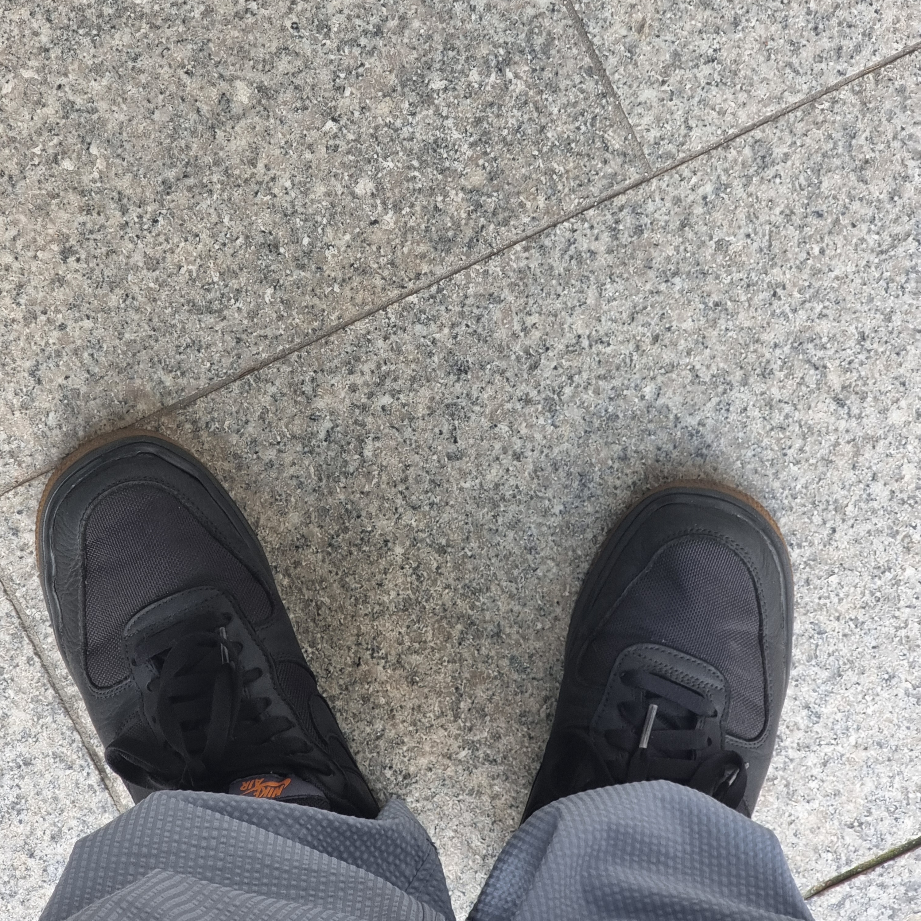 Nike Air Force 1 Low Gore-Tex Black Light Carbon 착용 스타일