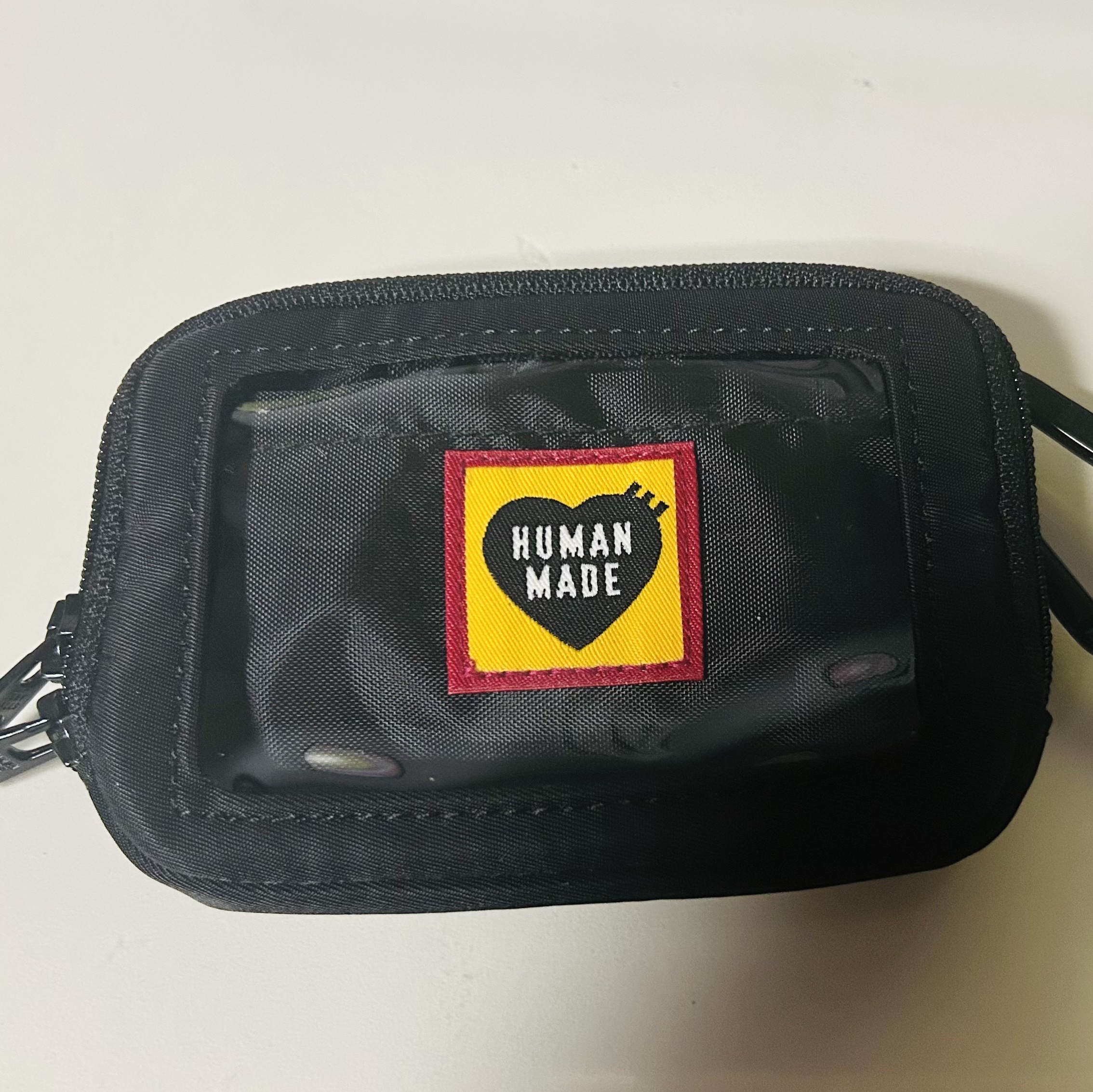 Human Made Military Card Case Black 착용 스타일