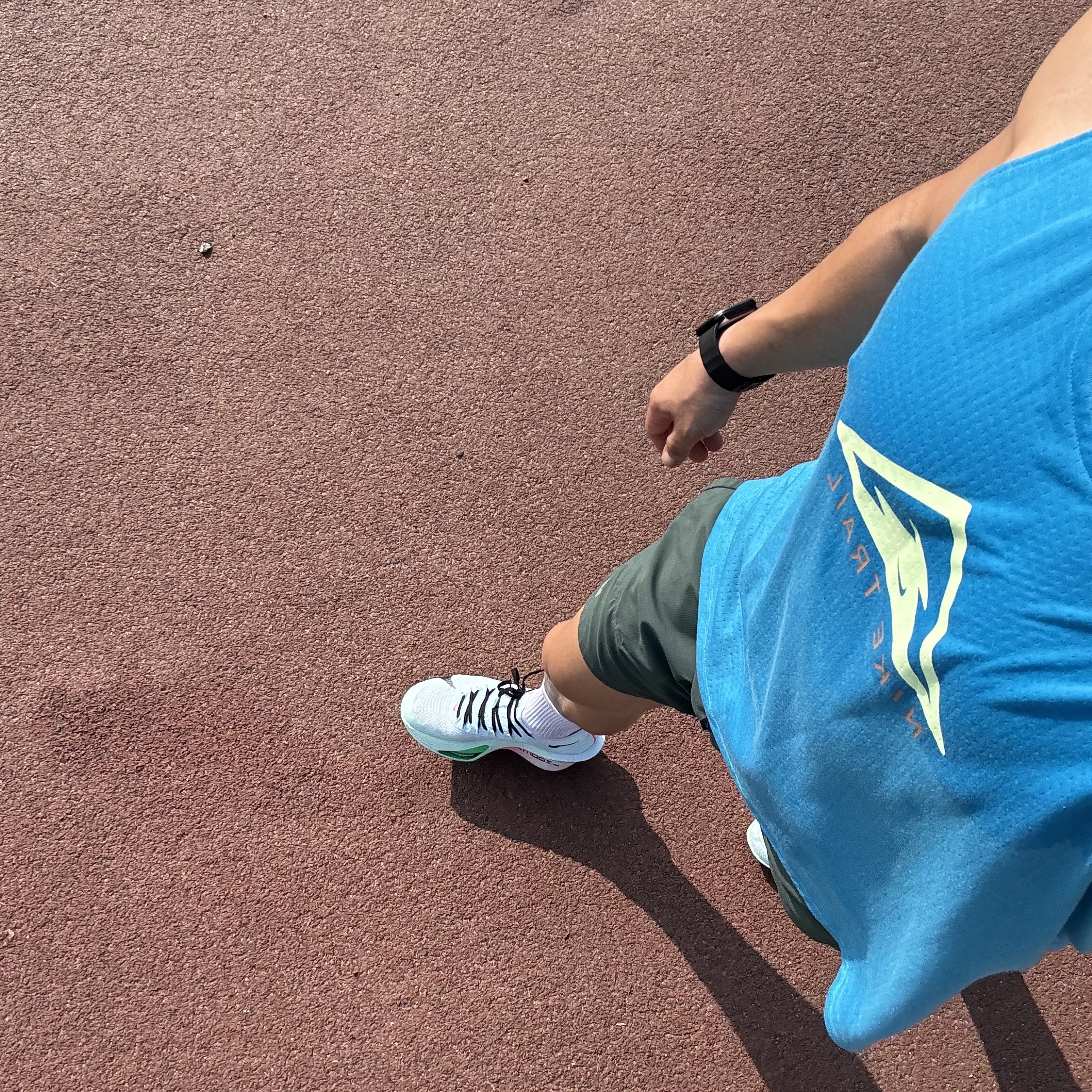 Nike Air Zoom Alphafly Next% 3 Glacier Blue Mint Foam 착용 스타일