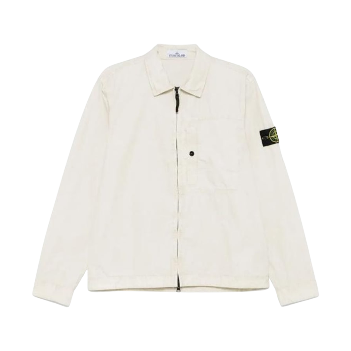 K1S1512000-32S00WN-V0195 Stone Island 1200032 Brushed Organic Cotton Canvas Old Effect Overshirt Sand - 25SS