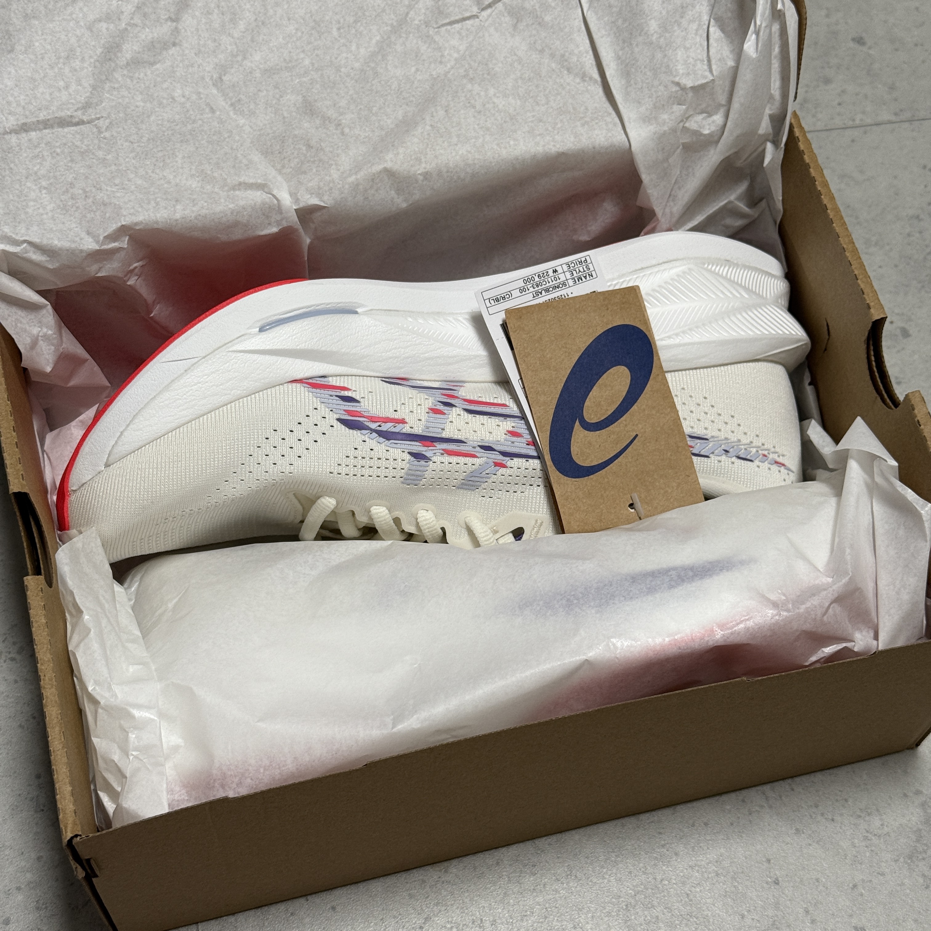 Asics Sonicblast Cream Blue Fade 착용 스타일 - 7
