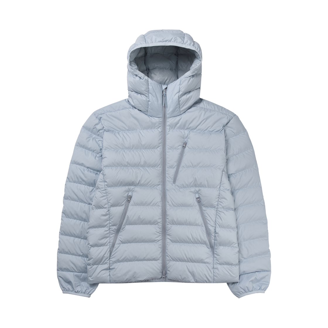 무신사 스탠다드 시티 레저 후드 라이트 다운 자켓 클라우디 블루(Musinsa Standard City Leisure Hooded Light Down Jacket Cloudy Blue)