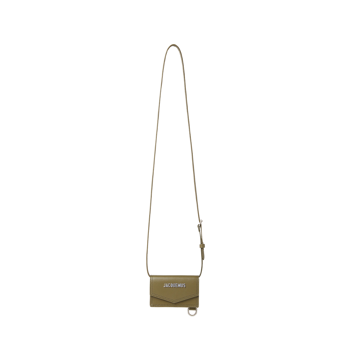 자크뮈스 르 포르테 아주르 엔벨로프 넥 파우치 카키(Jacquemus Le Porte Azur Envelope Neck Pouch Khaki) - 2