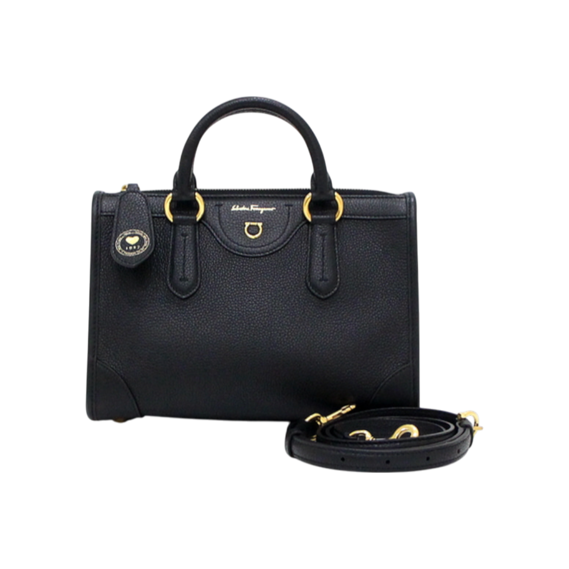 페라가모 21 0388 간치니 트래블 스몰 탑핸들 토트백 겸 숄더백 aa53255(Ferragamo 21 0388 Gancini Travel Small Top Handle Tote Bag and Shoulder Bag AA53255)