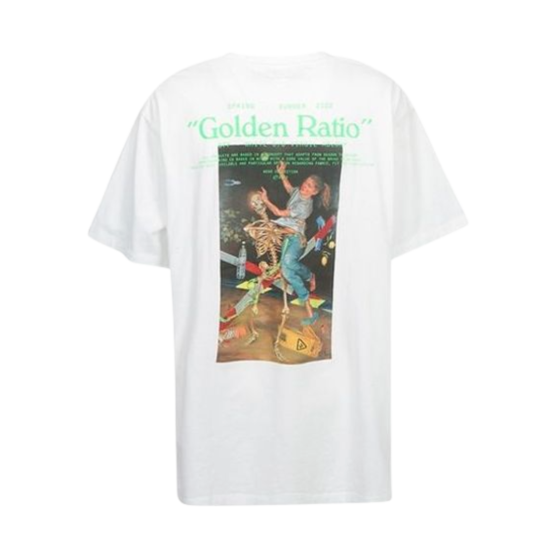 오프화이트 C/O 버질 아블로 스켈레톤 프린팅 숏슬리브 티셔츠 화이트 멀티컬러(Off-White C/O Virgil Abloh Skeleton Painting S/S T-Shirt White Multicolor) - 2