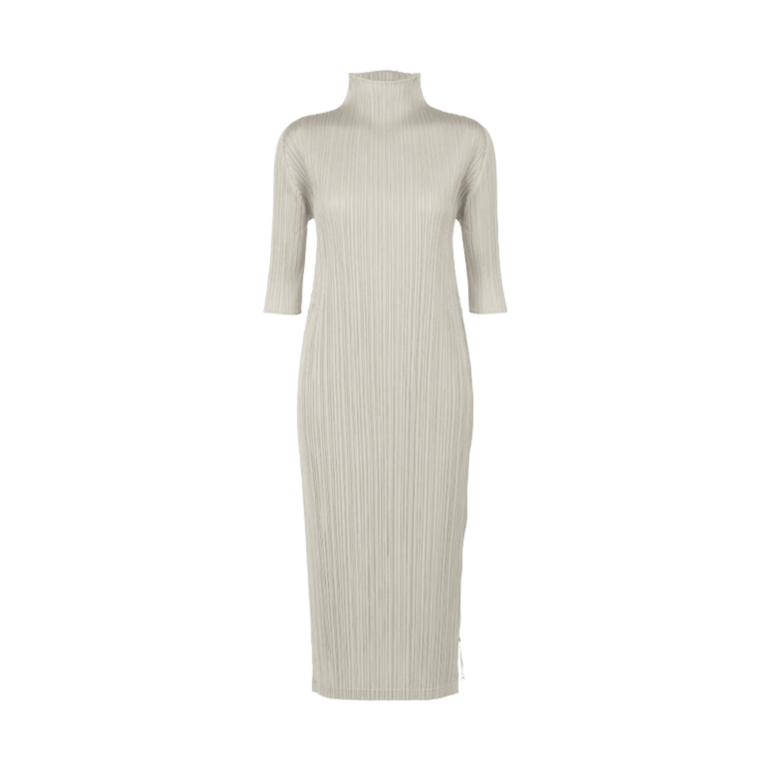 (W) 플리츠 플리즈 이세이 미야케 MC 셉템버 드레스 라이트 그레이((W) Pleats Please Issey Miyake MC September Dress Light Gray) - 1