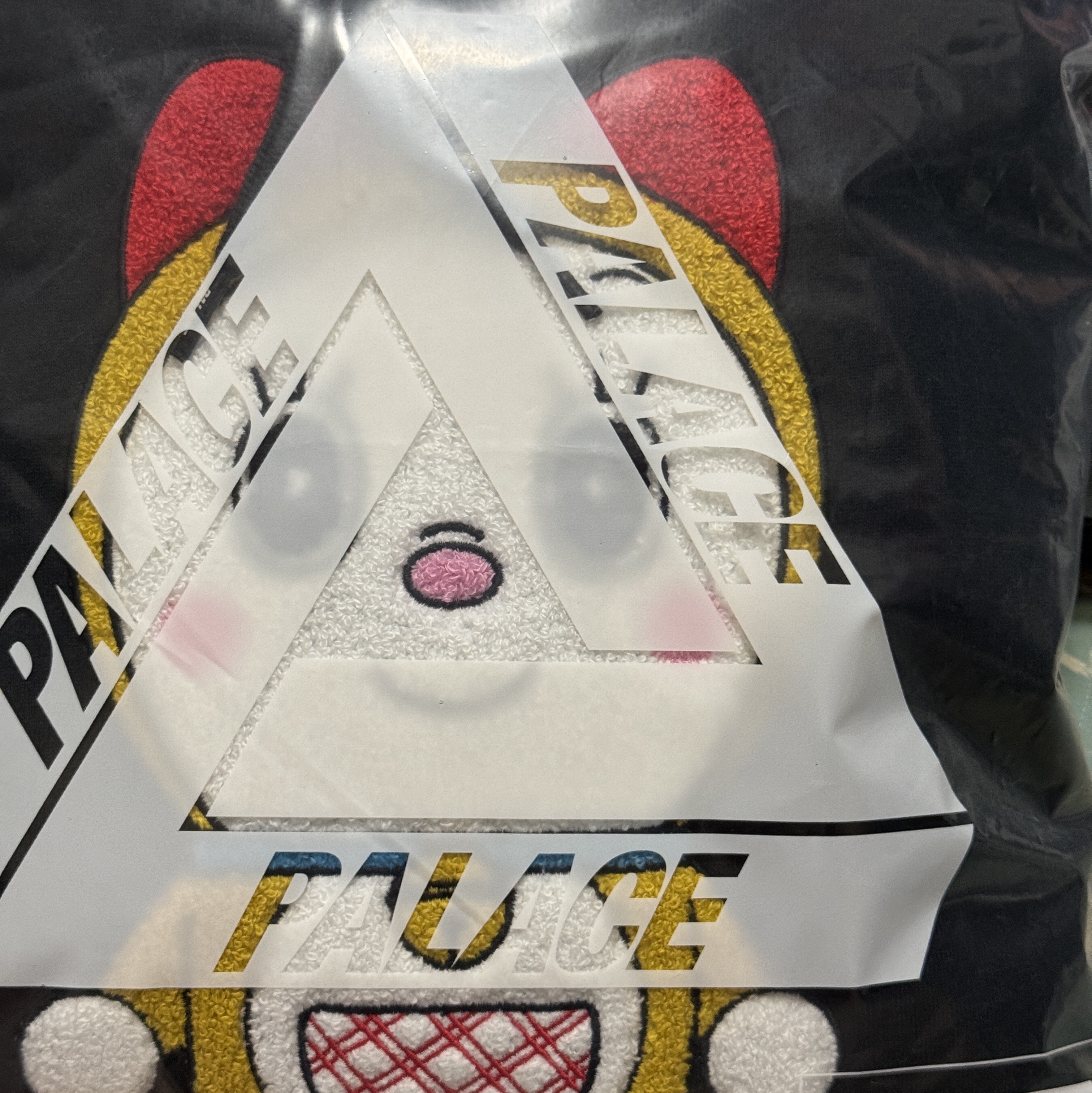Palace x Doraemon Hood Black - 25FW 착용 스타일
