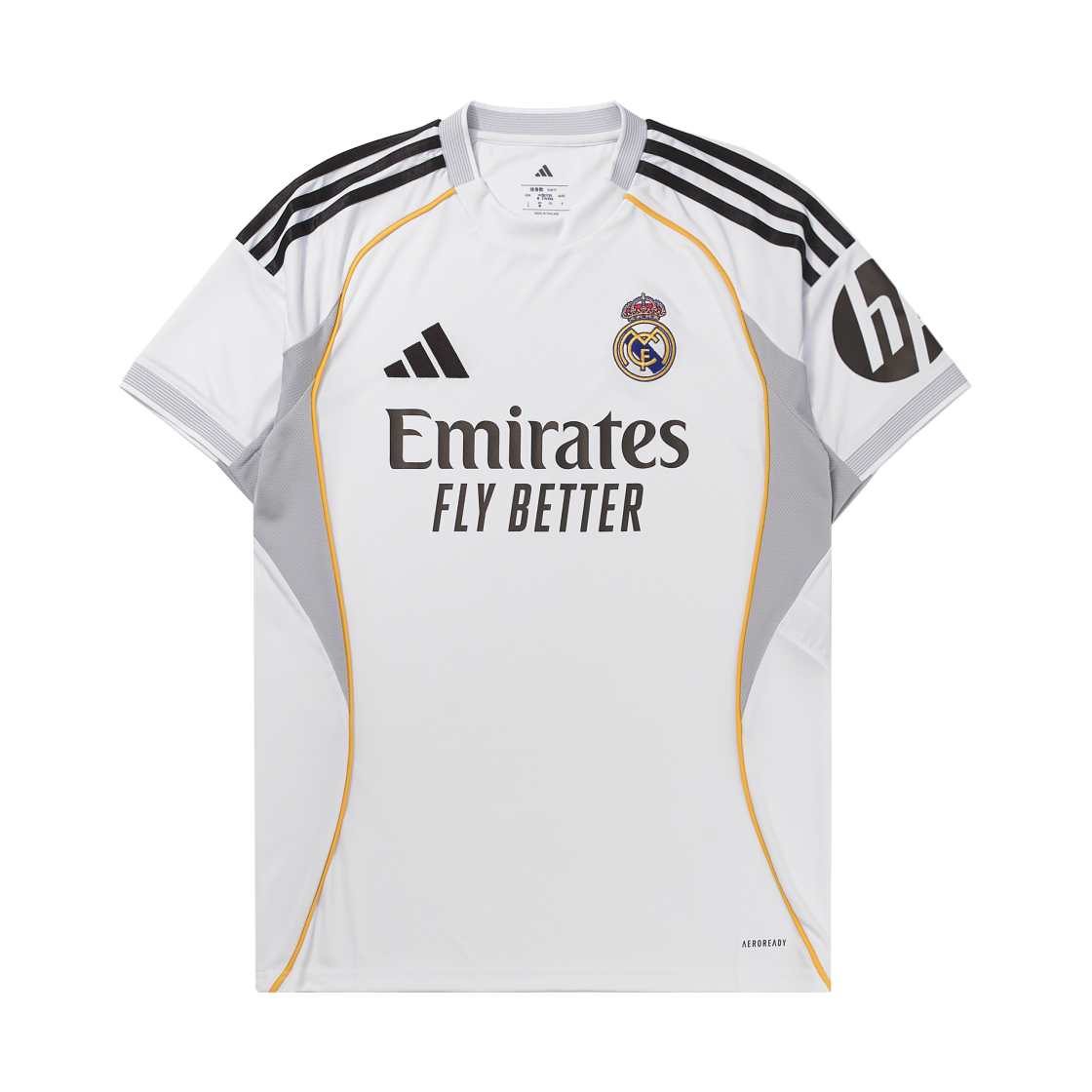 아디다스 레알 마드리드 2025/26 홈 저지 화이트 - KR 사이즈 (논 마킹 버전)(Adidas Real Madrid 2025/26 Home Jersey White - KR Sizing (Non Marking Ver.))