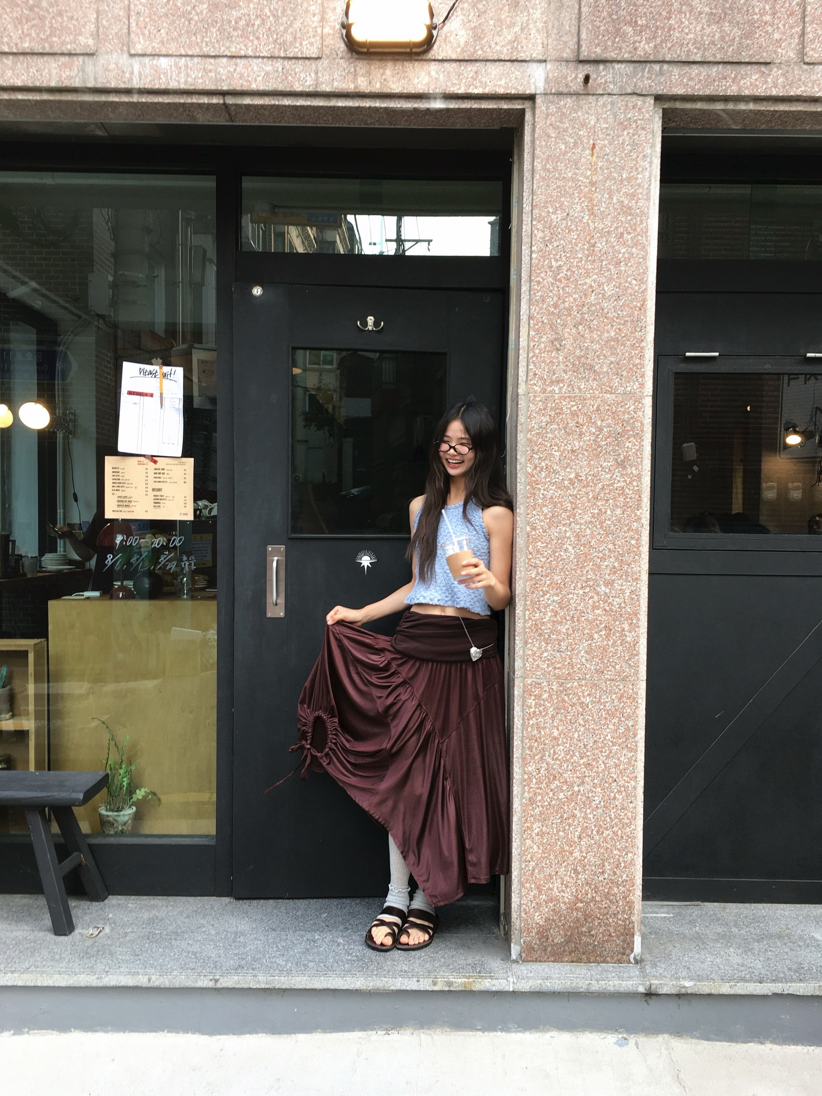 Jerusalem Sandals No.8 The Good Shepherd Brown 착용 스타일 - 3