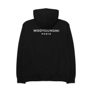 Wooyoungmi Back Logo Hoodie Black - 25FW