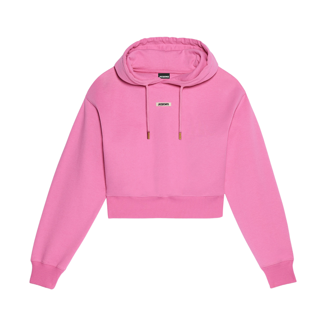 (W) 자크뮈스 르 스웨트셔츠 그로그랭 후드 핑크((W) Jacquemus Le Sweatshirt Gros Grain Hoodie Pink)