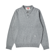 N ARCHIVE Heritage Polo Wool Knit Gray