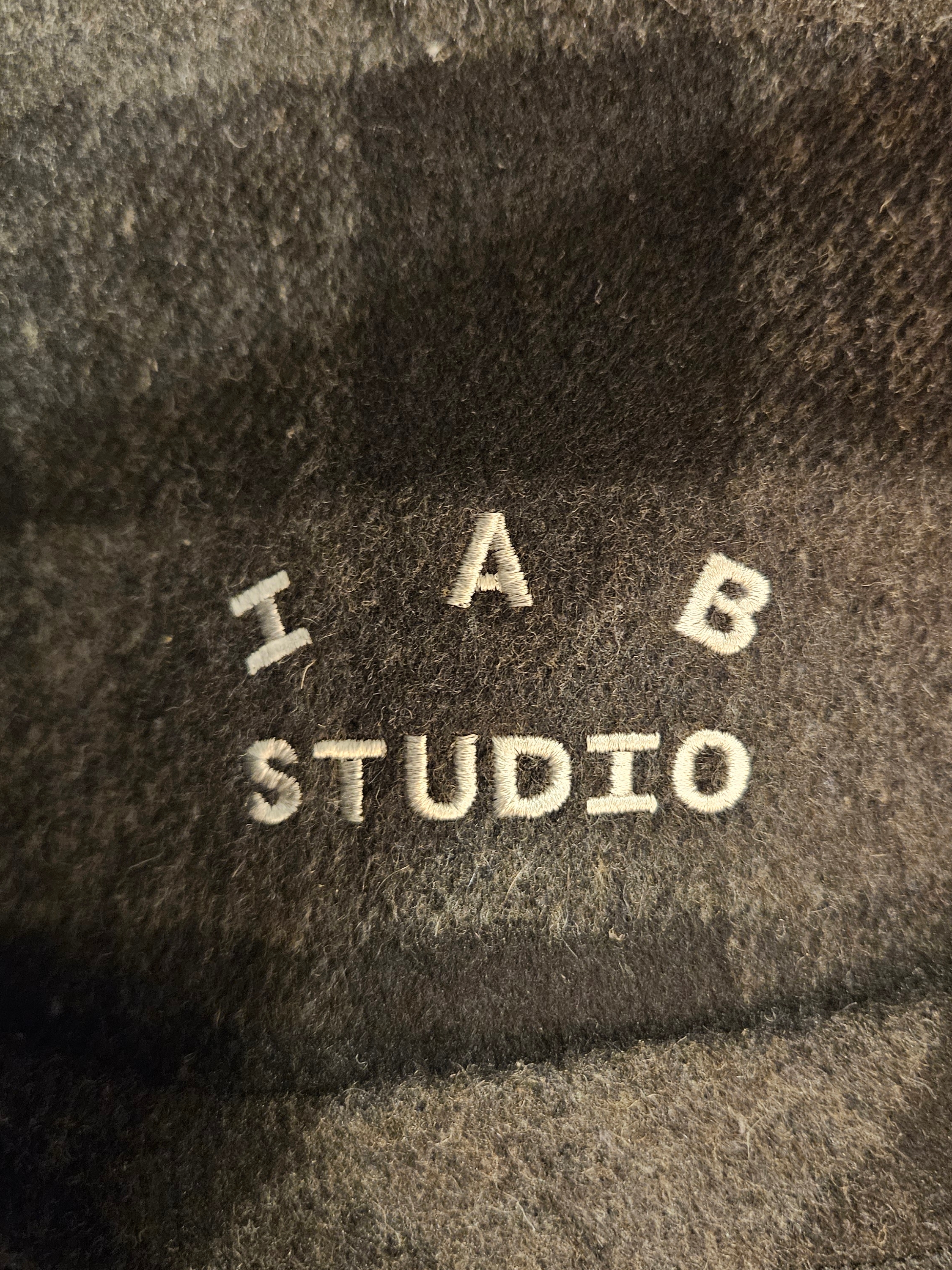 IAB Studio Gingham Check Shirt Black White 착용 스타일