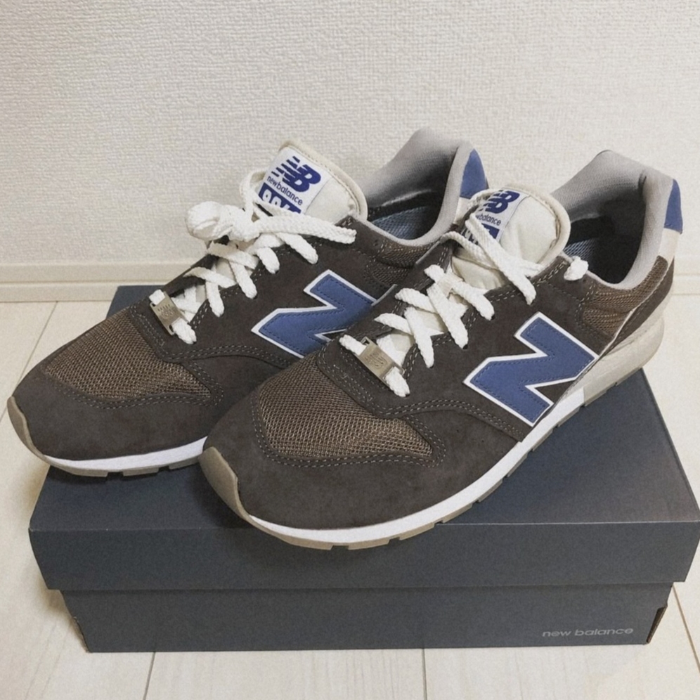 New Balance 996 Brown 착용 스타일