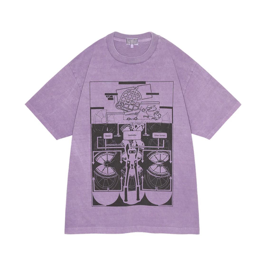 카브엠트 오버다이 MD 루퍼레이터 티셔츠 - 25FW(Cav Empt Overdye MD Looperator T-Shirt - 25FW)