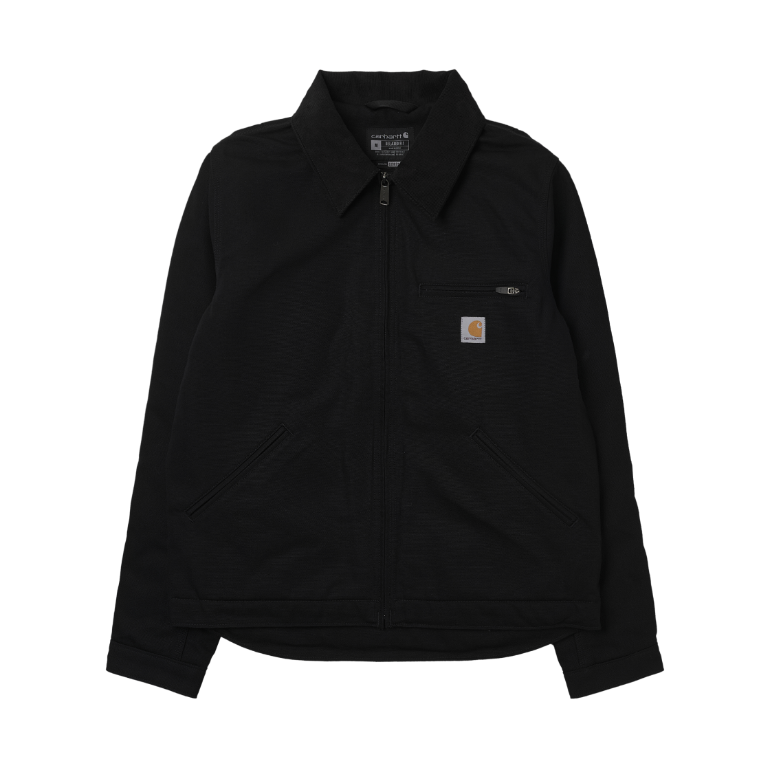 칼하트 블랭킷 라인드 릴렉스드 핏 레귤러 덕 디트로이트 자켓 블랙(Carhartt Blanket Lined Relaxed Fit Regular Duck Detroit Jacket Black)