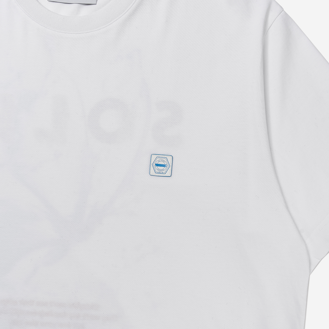 솔리드 옴므 블랙 워터 버터플라이 티셔츠 화이트 - 24SS(Solid Homme Black Water Butterfly T-Shirt White - 24SS) - 4