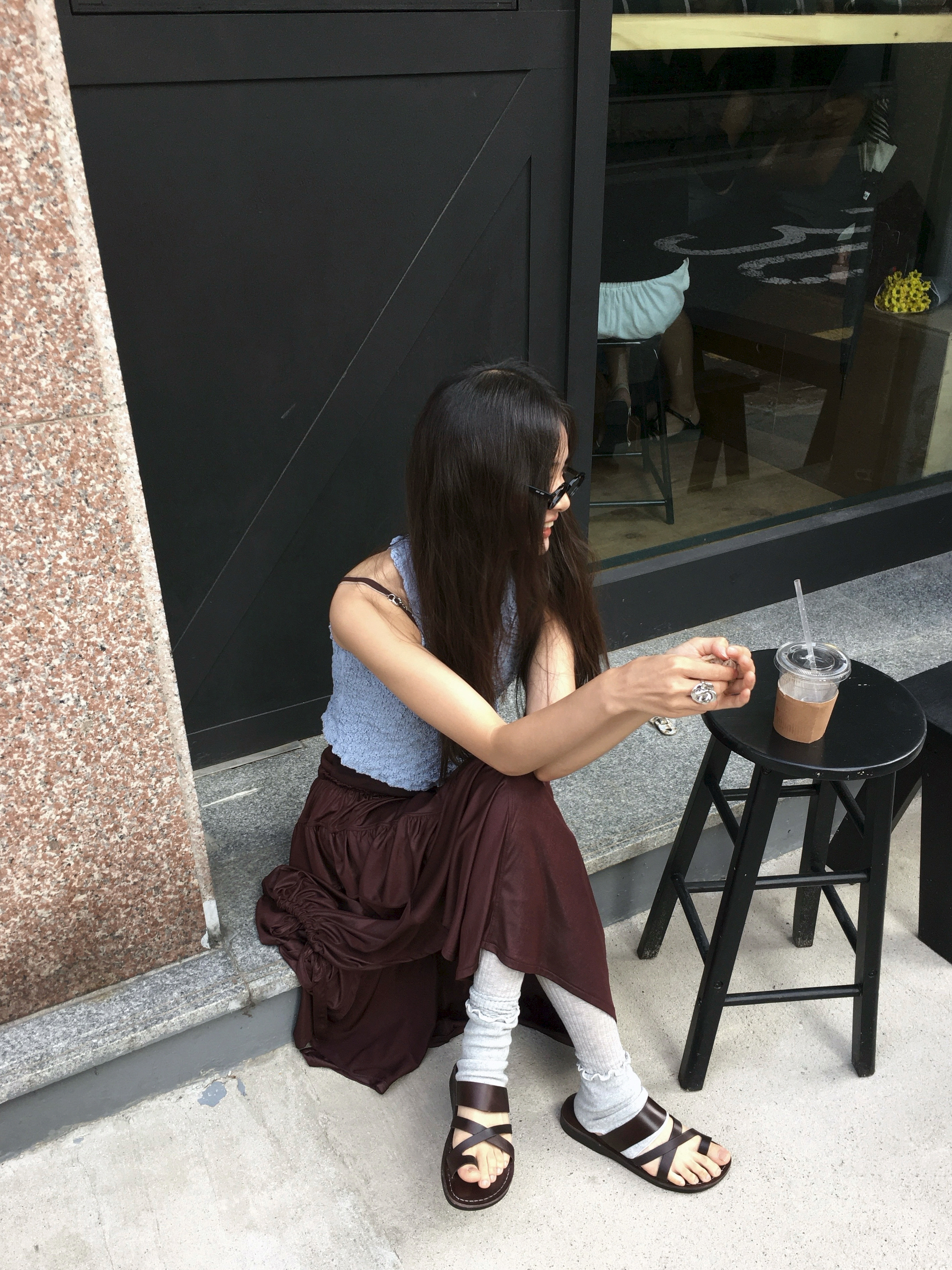 Jerusalem Sandals No.8 The Good Shepherd Brown 착용 스타일 - 2
