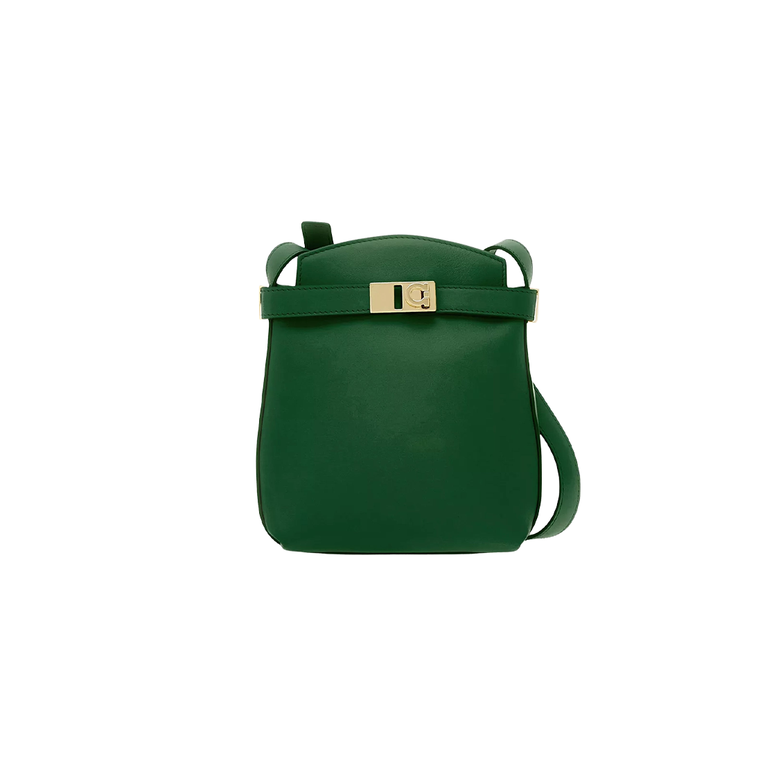 페라가모 허그 투톤 스마트폰 홀더 포레스트 그린(Ferragamo Hug Two-Tone Smartphone Holder Forest Green)