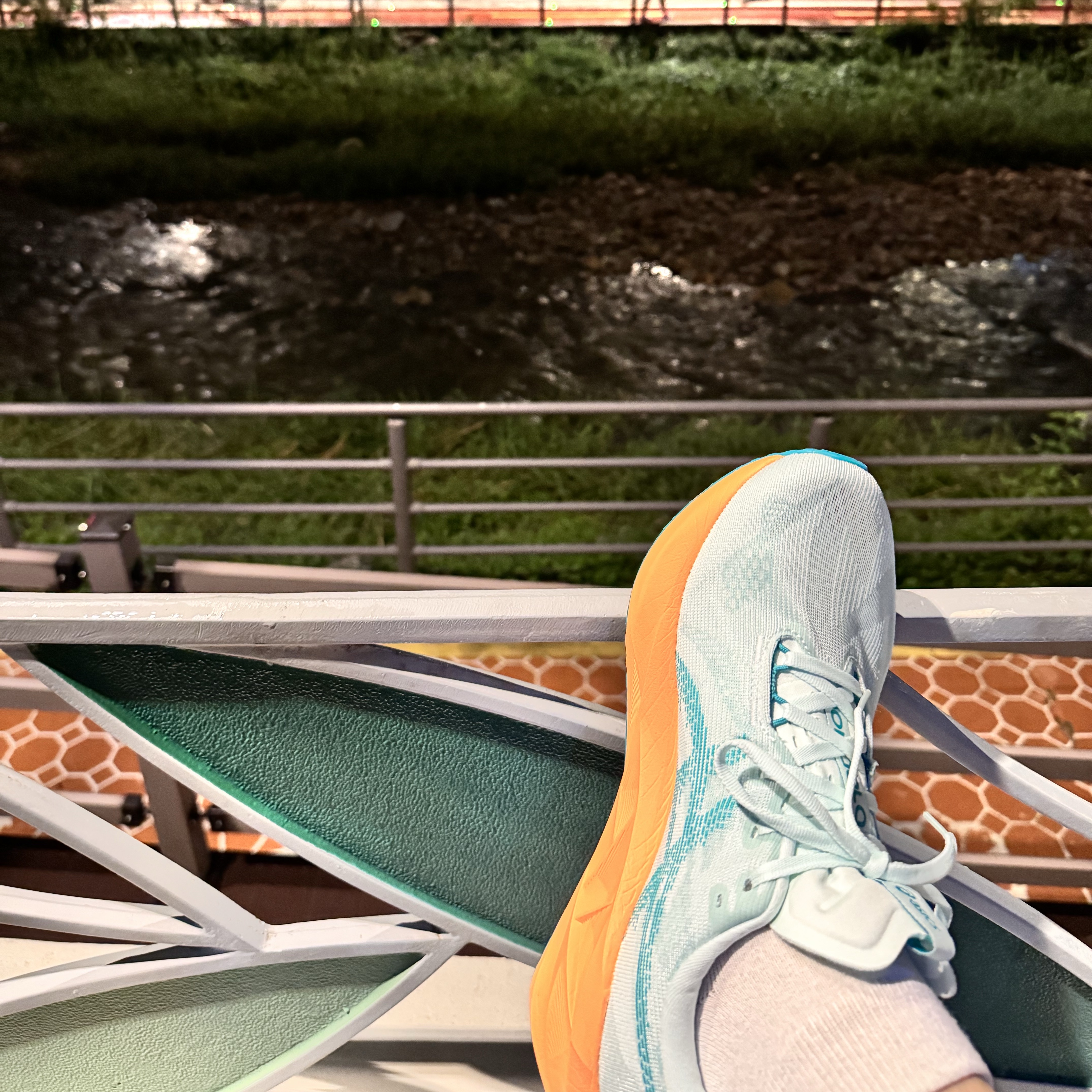 Asics Novablast 5 Soothing Sea Wave Teal 착용 스타일