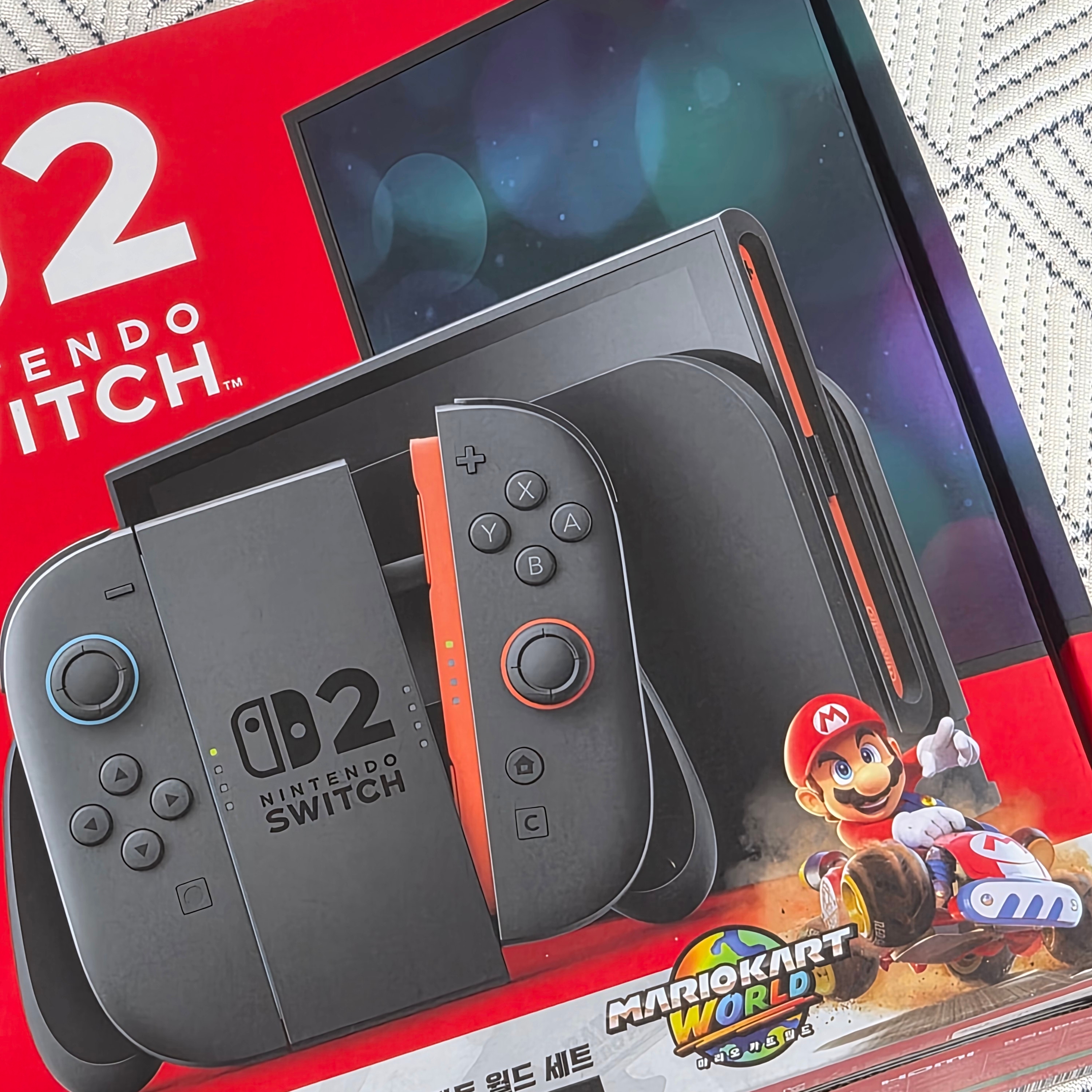 Nintendo Switch 2 Mario Kart World Set (With Software/Korean Ver.) 착용 스타일