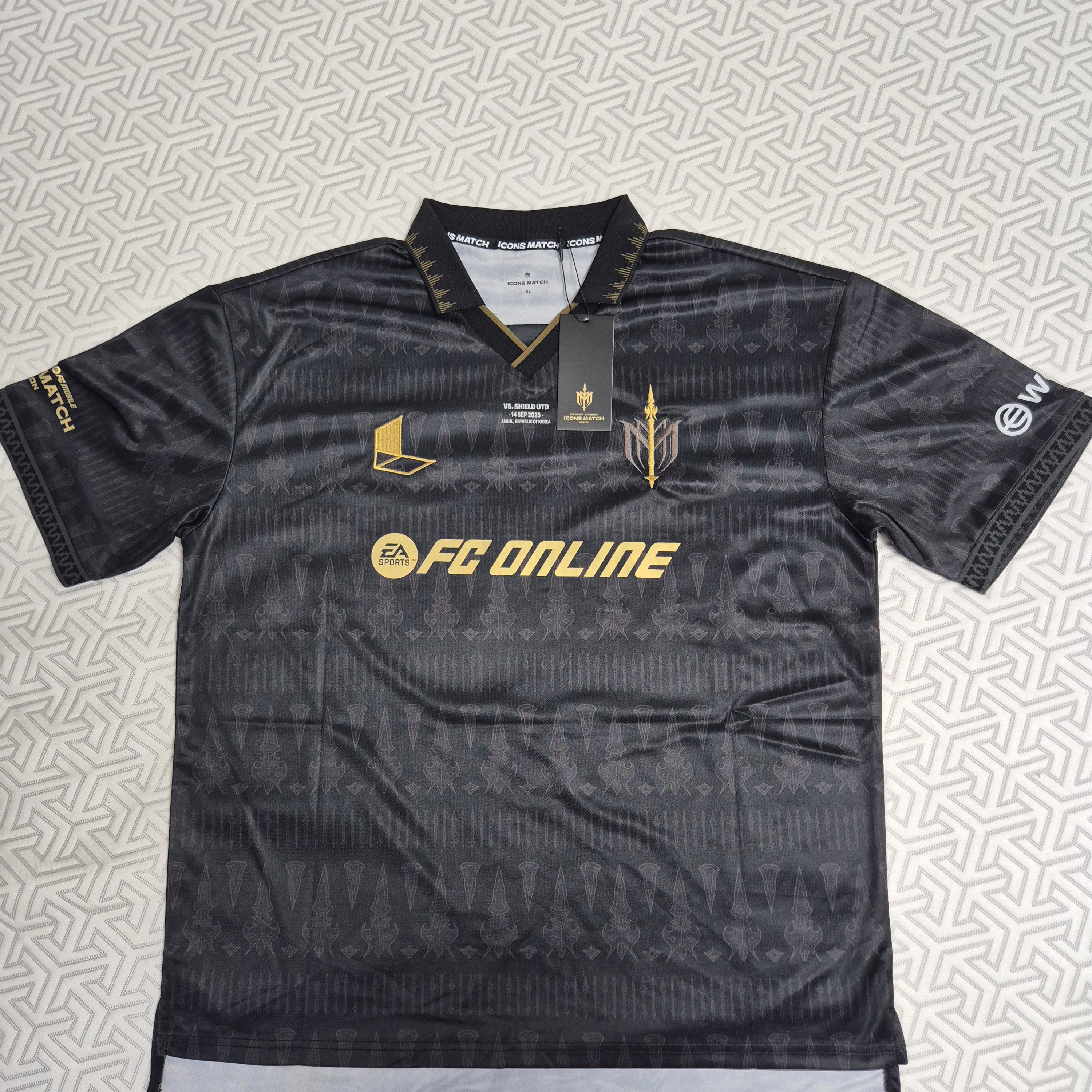 [PRE-ORDER] FC SPEAR Jersey Black XL (Marking) 착용 스타일 - 3